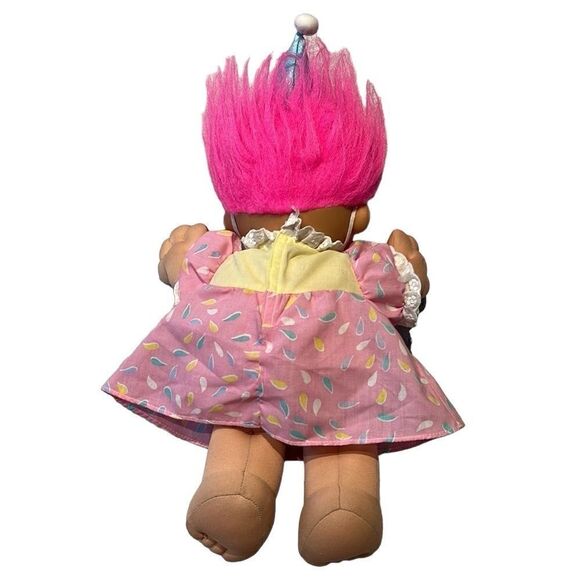 RUSS Troll Doll Kidz Happy Birthday Pink Hair - Picture 5 of 8